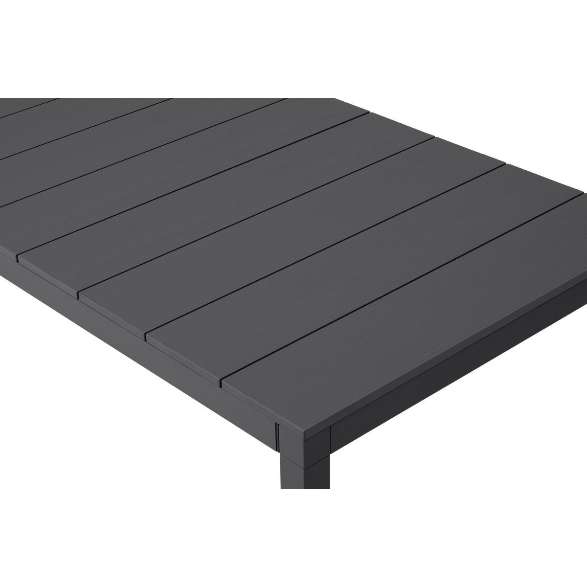 Nardi 6-8 Seat Extending Dining Table, Dark Grey Aluminium – image 7