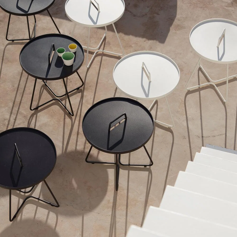Cane-line On the move table Ø44 cm Black – image 3