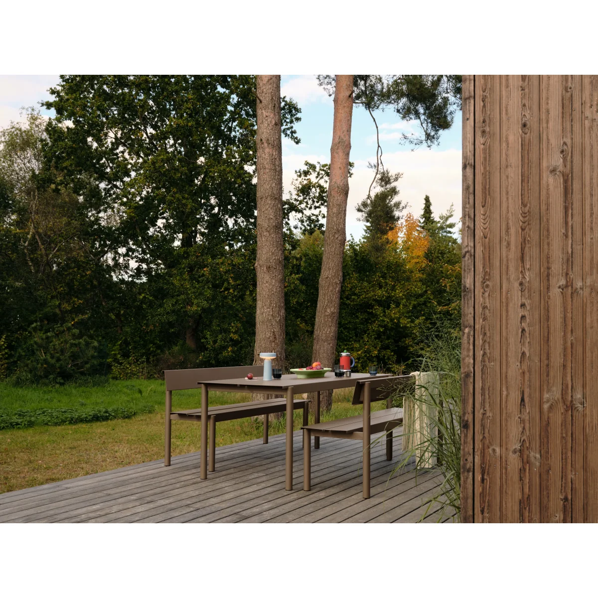Muuto Linear Steel table Taupe 220x90 cm – image 3