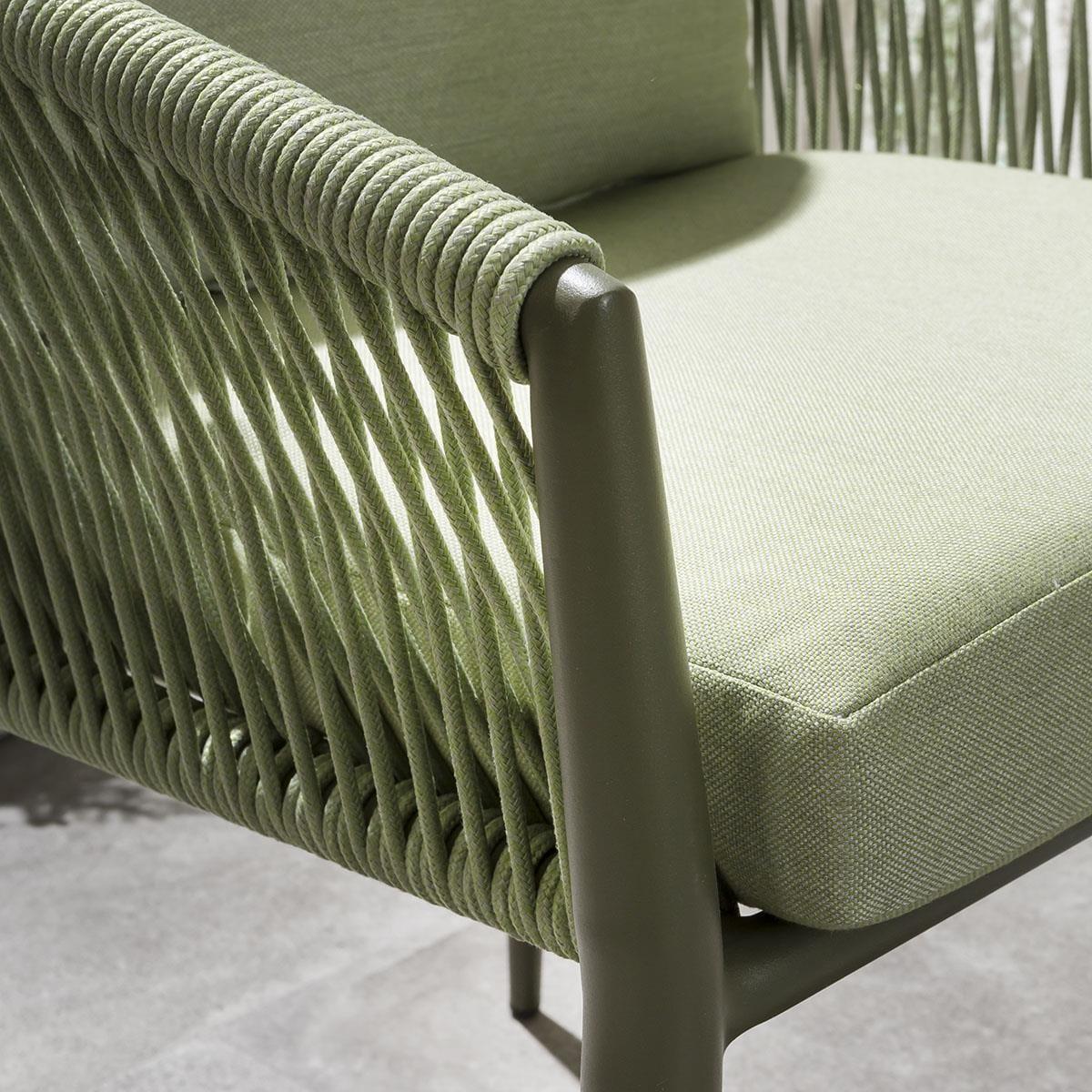 Quatropi Modern 2 Seater Ceramic Garden Table And Chairs Set Green – image 10