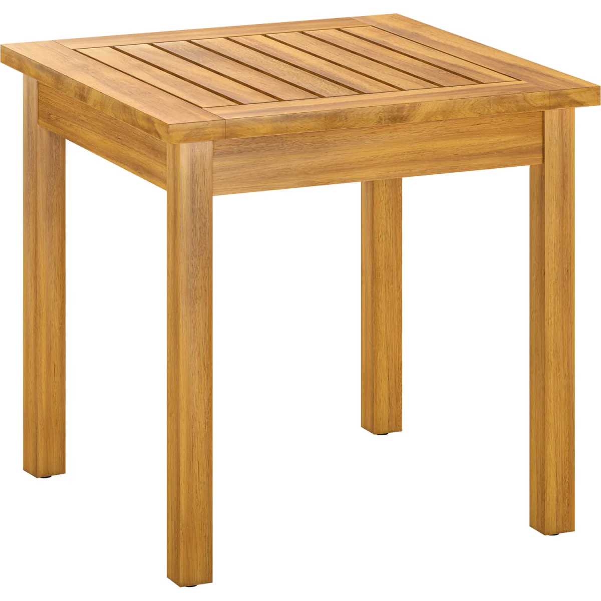 Outsunny Coffee Table Fully Assembled Indoor Outdoor - Natural – image 3