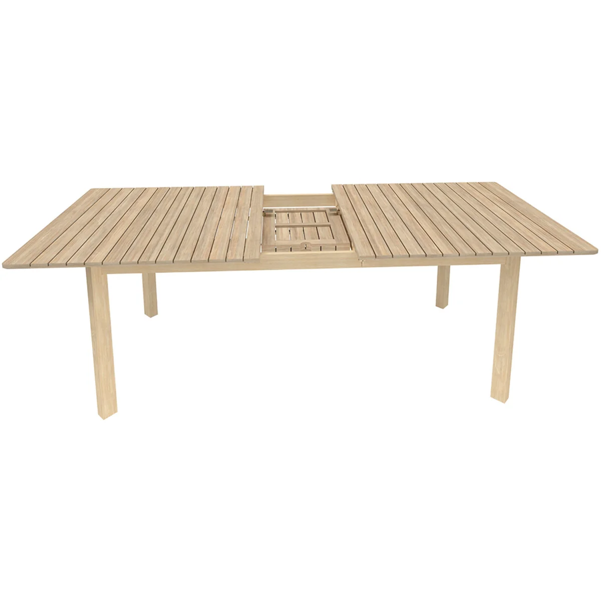 Charles Bentley Extending Dining Table Acacia Wood Garden Patio Furniture - Natural – image 7