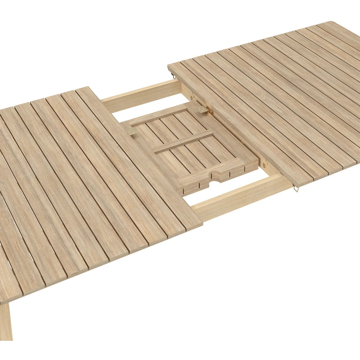 Charles Bentley Extending Dining Table Acacia Wood Garden Patio Furniture - Natural – image 8