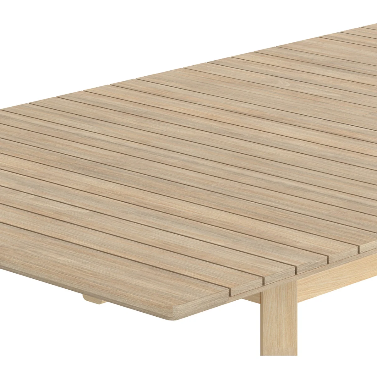 Charles Bentley Extending Dining Table Acacia Wood Garden Patio Furniture - Natural – image 9