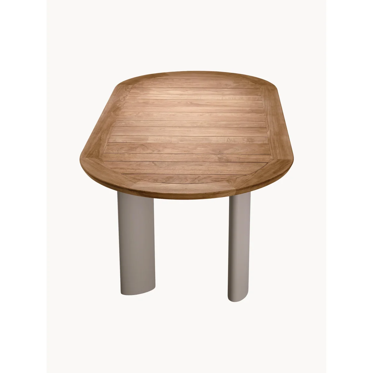 Oval Garden Table Mogador with Teak Wood Top, 247 x 110 cm – image 5