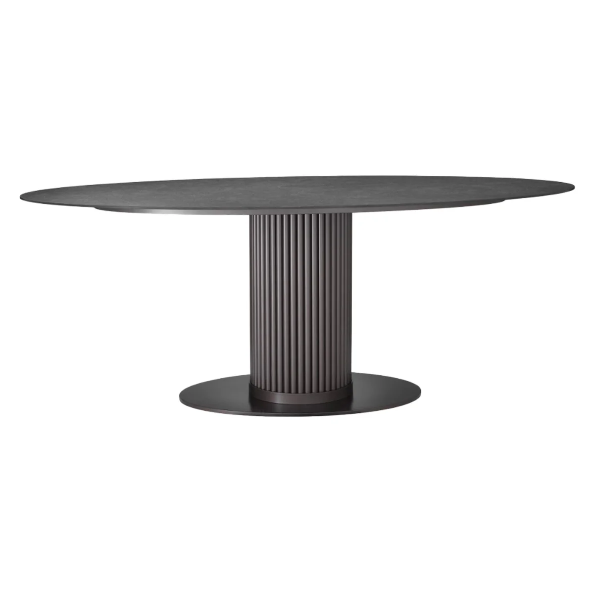 Oval Garden Table Volterra, 200 x 119 cm – image 1