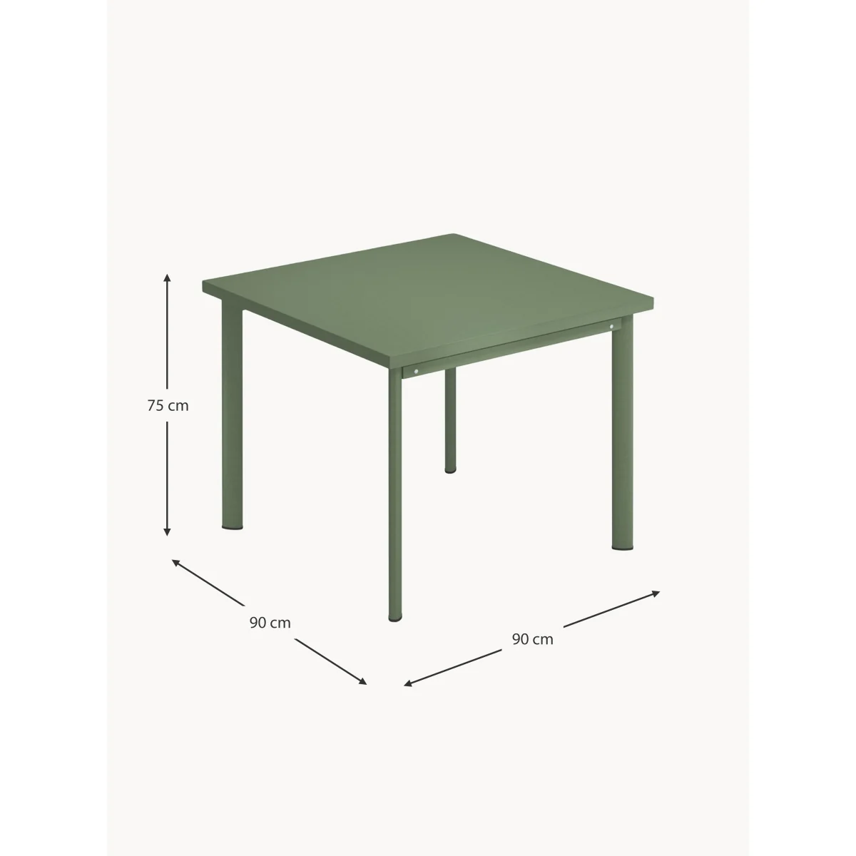 Garden Table Star, 90 x 90 cm – image 3