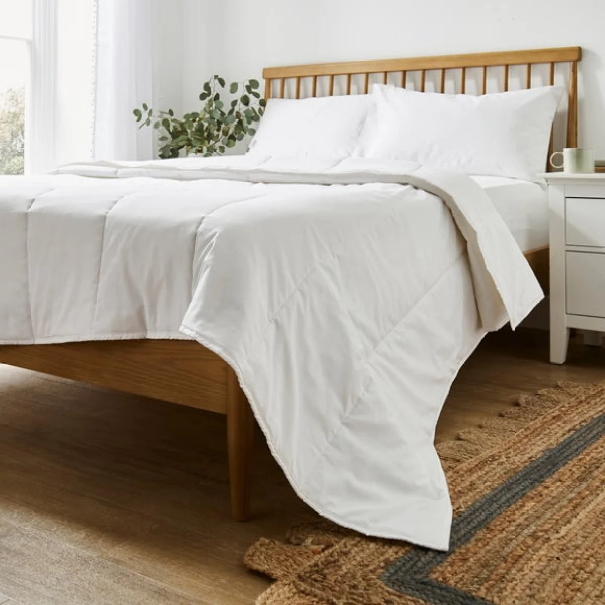 Fogarty Cool Cotton 3 Tog Duvet White – image 2