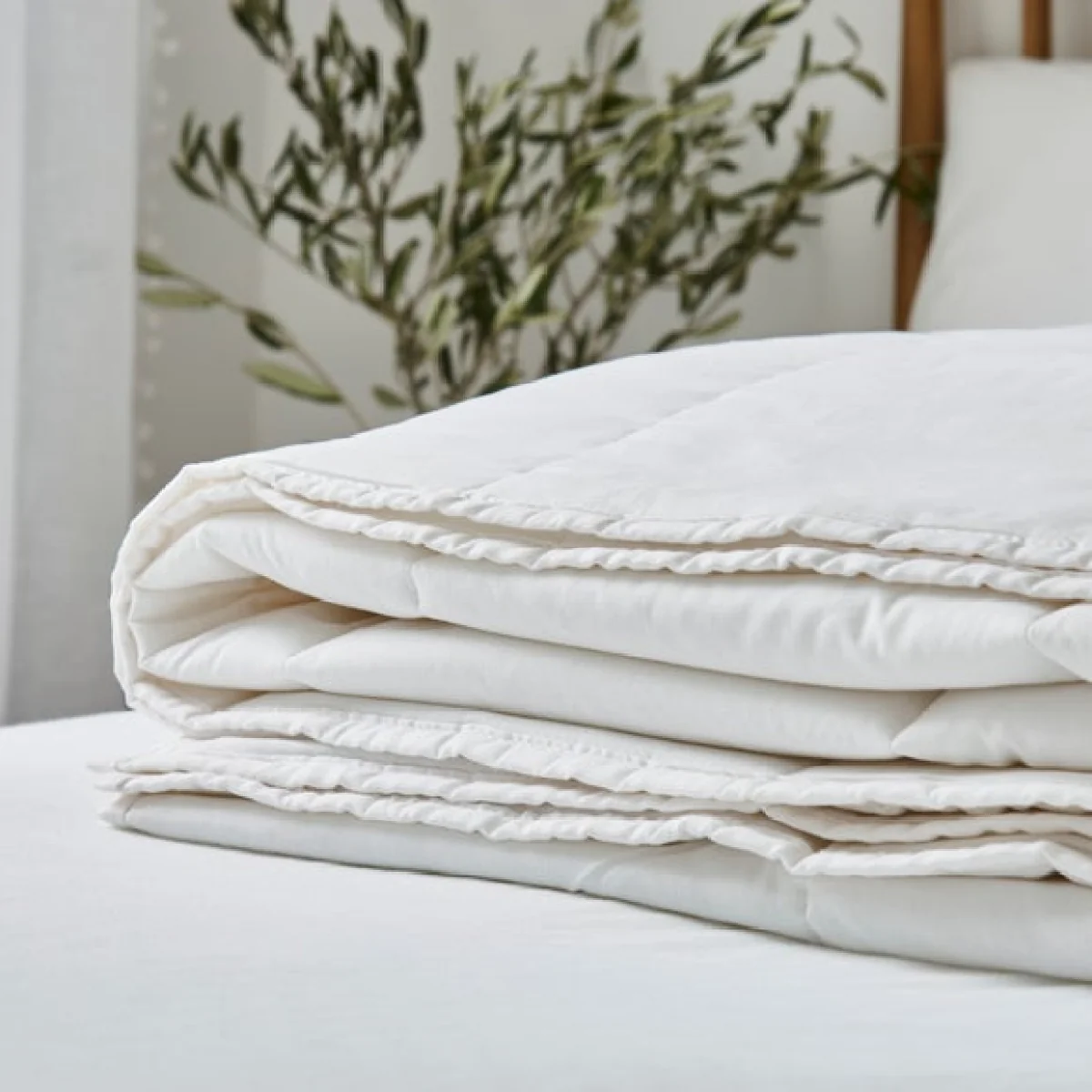 Fogarty Cool Cotton 1 Tog Duvet White – image 2