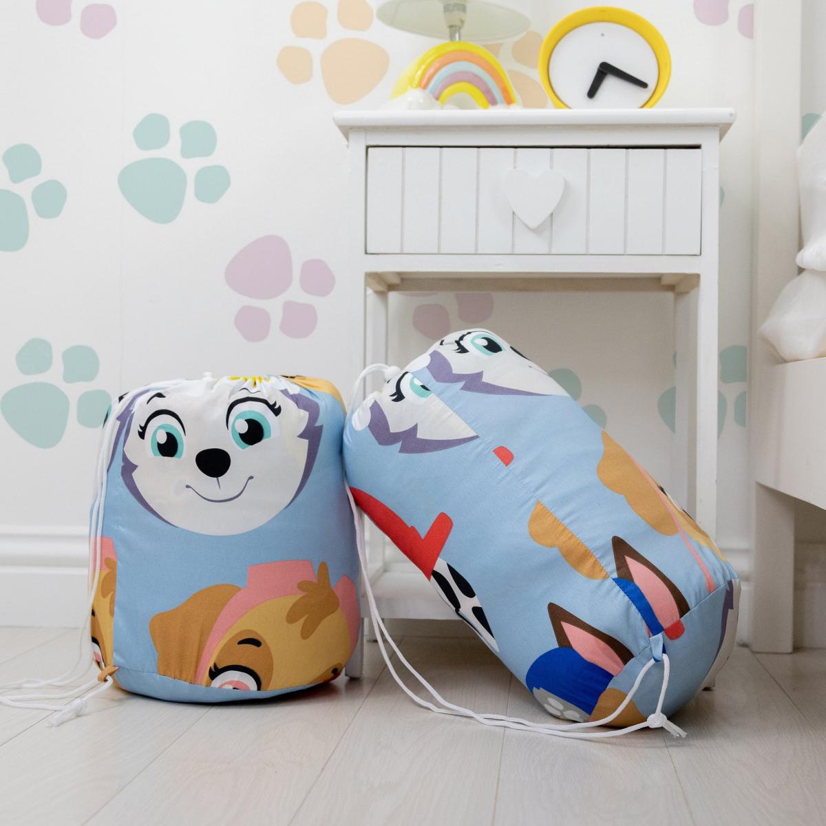 Paw Patrol Bold 10.5 Tog Coverless Duvet and Pillowcase Set Blue – image 3