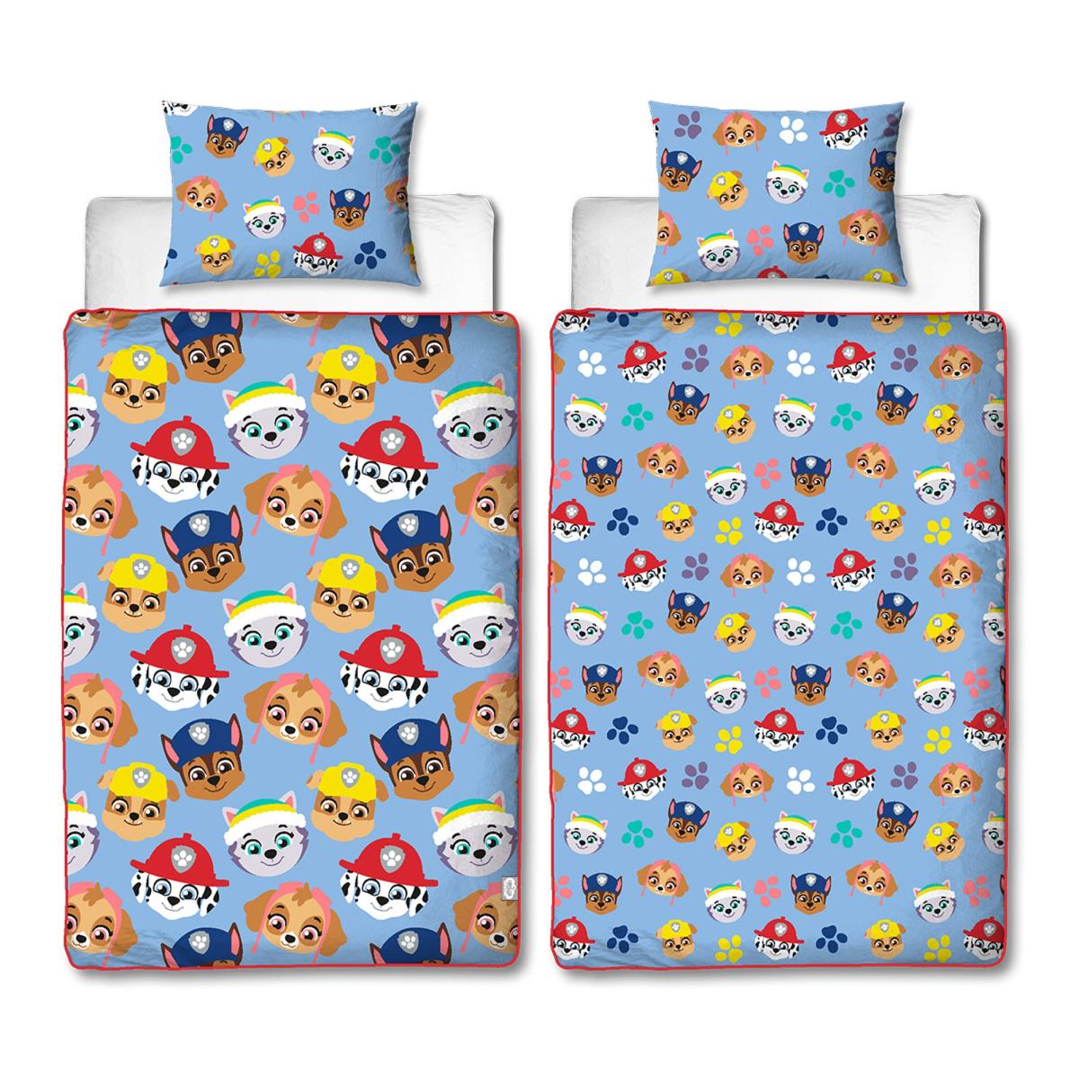 Paw Patrol Bold 10.5 Tog Coverless Duvet and Pillowcase Set Blue – image 6