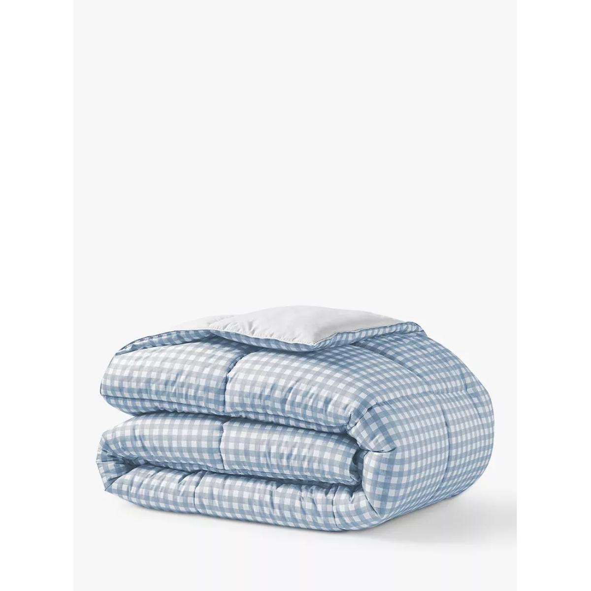 Night Lark Gingham Pattern Coverless Duvet, 4.5 Tog – image 2
