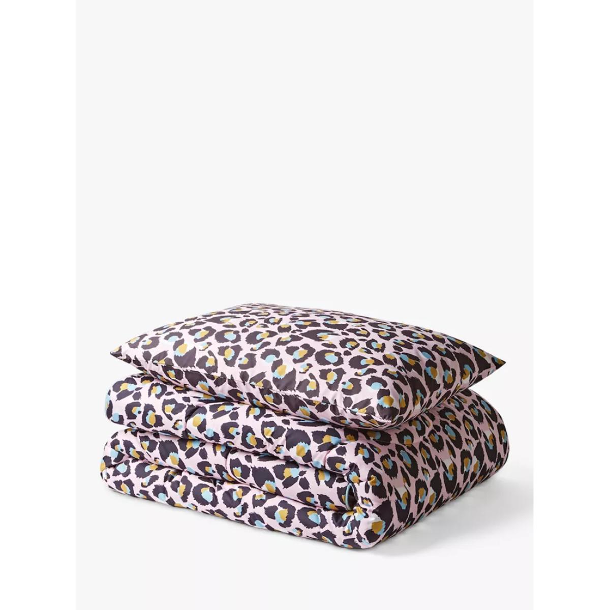 Night Lark Eleanor Bowmer Leopard Coverless Duvet & Pillowcase Set, 10.5 Tog, Multicolour – image 4
