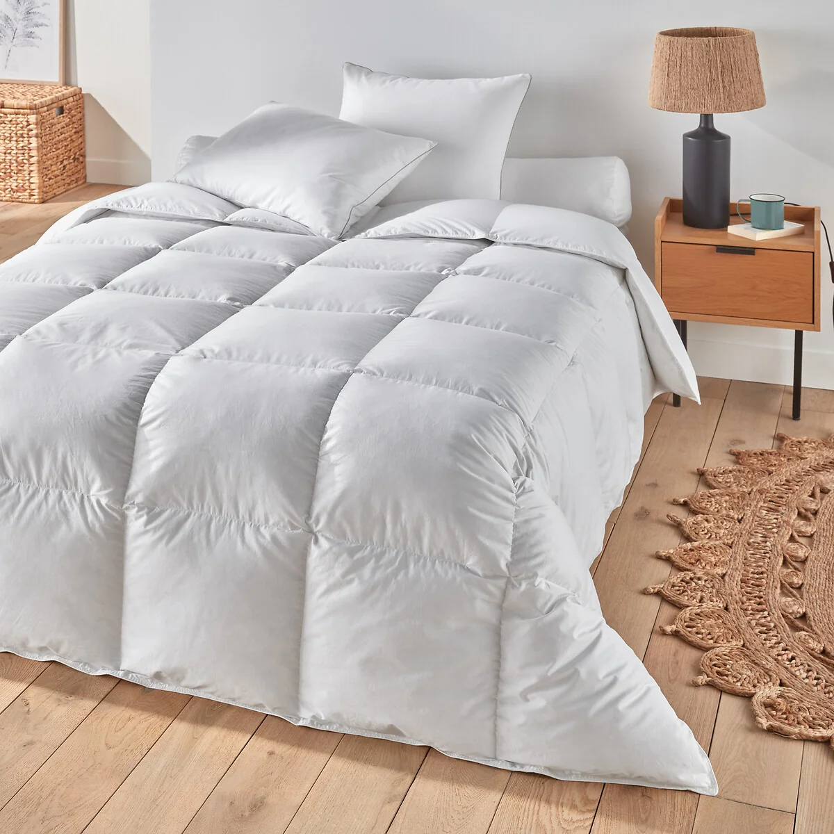 Anti-Allergy 50% Goose Down 7.0 Tog Duvet with Cotton Percale Cover – image 1