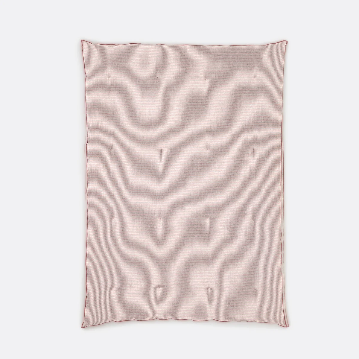Boisseau Plain/Striped Linen/Cotton Quilted Duvet – image 5