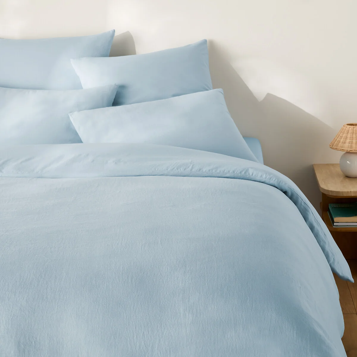 Annaba Two-Sided Washed Linen and Cotton Duvet Dover – image 2
