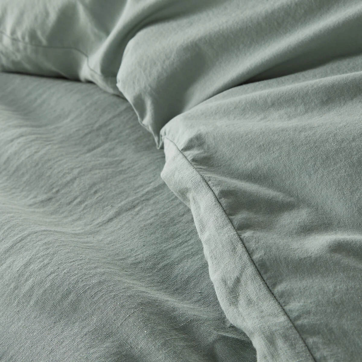 Annaba Two-Sided Washed Linen and Cotton Duvet Dover – image 5