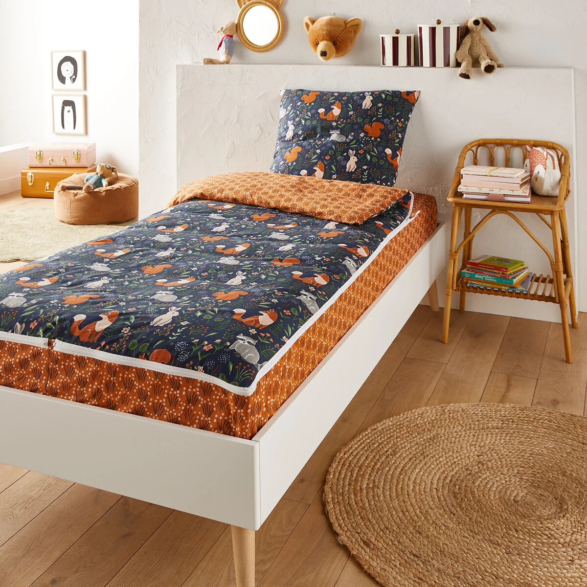 Into the Woods Animal 100% Cotton Bed Set without Duvet – image 1