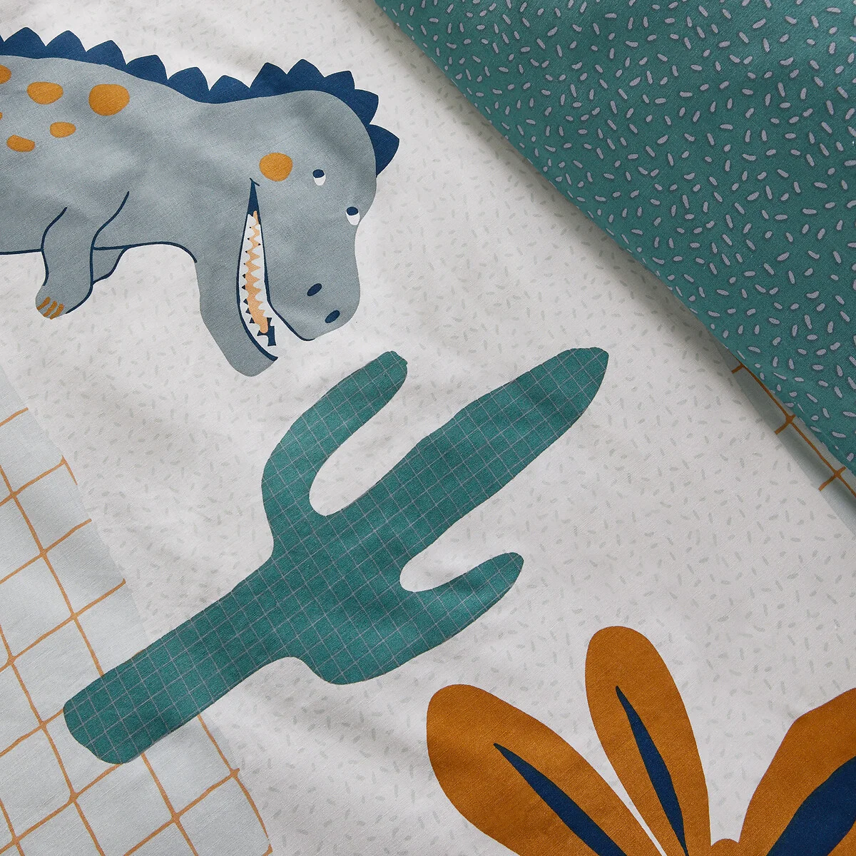 Little Dino Dinosaur 100% Cotton Bed Set without Duvet – image 3