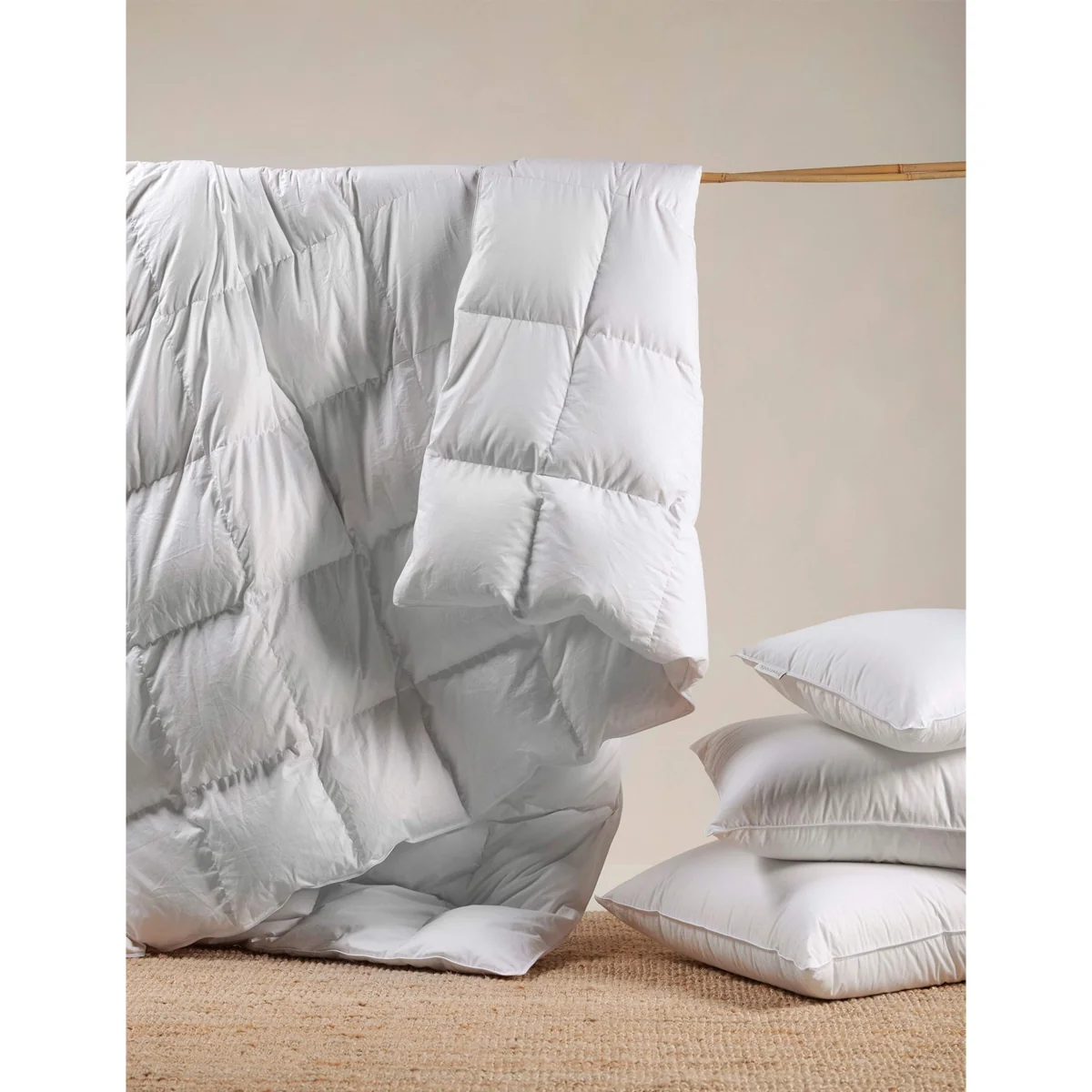Bedfolk Duck Feather & Down Pure Cotton 13.5 Tog Duvet White – image 2