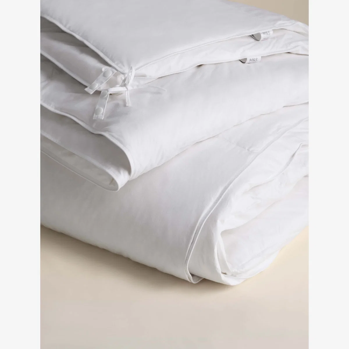 M&S Duck Feather & Down 13.5 Tog All Season Duvet White – image 1