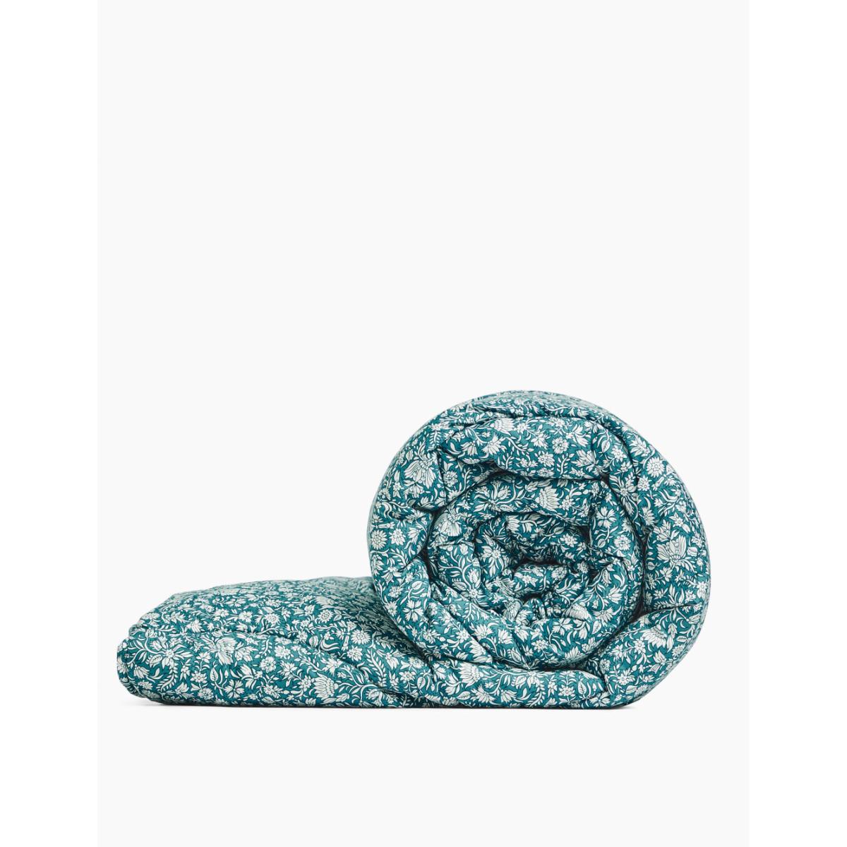 M&S Collection Edith 10.5 Tog Coverless Duvet & Pillowcase - SGL - Blue Mix, Blue Mix – image 2
