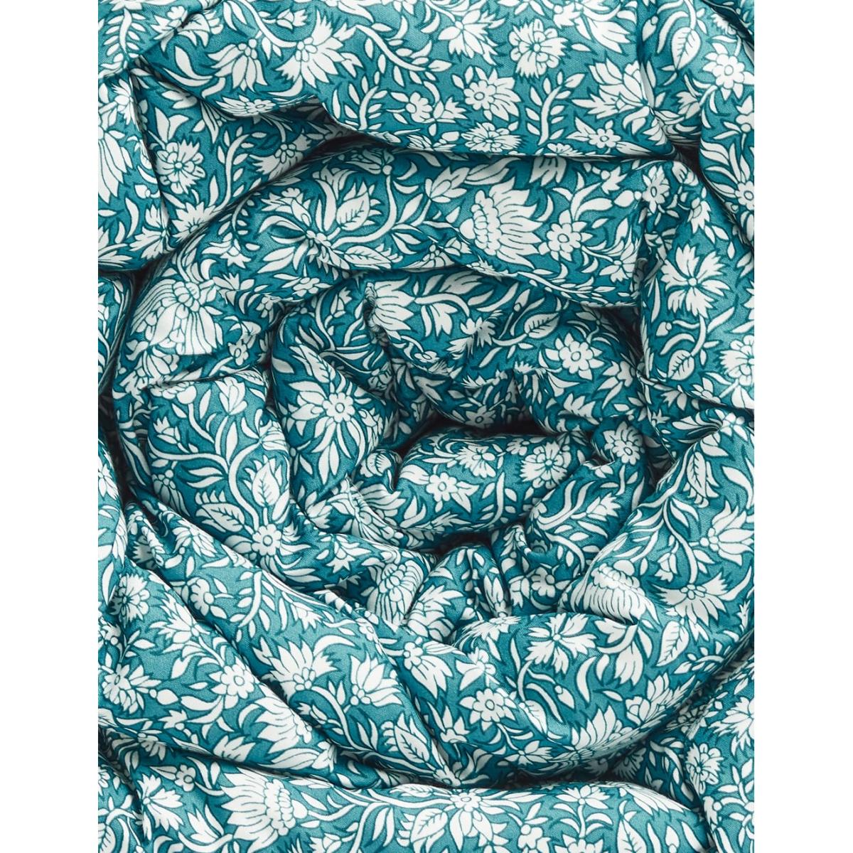 M&S Collection Edith 10.5 Tog Coverless Duvet & Pillowcase - SGL - Blue Mix, Blue Mix – image 6