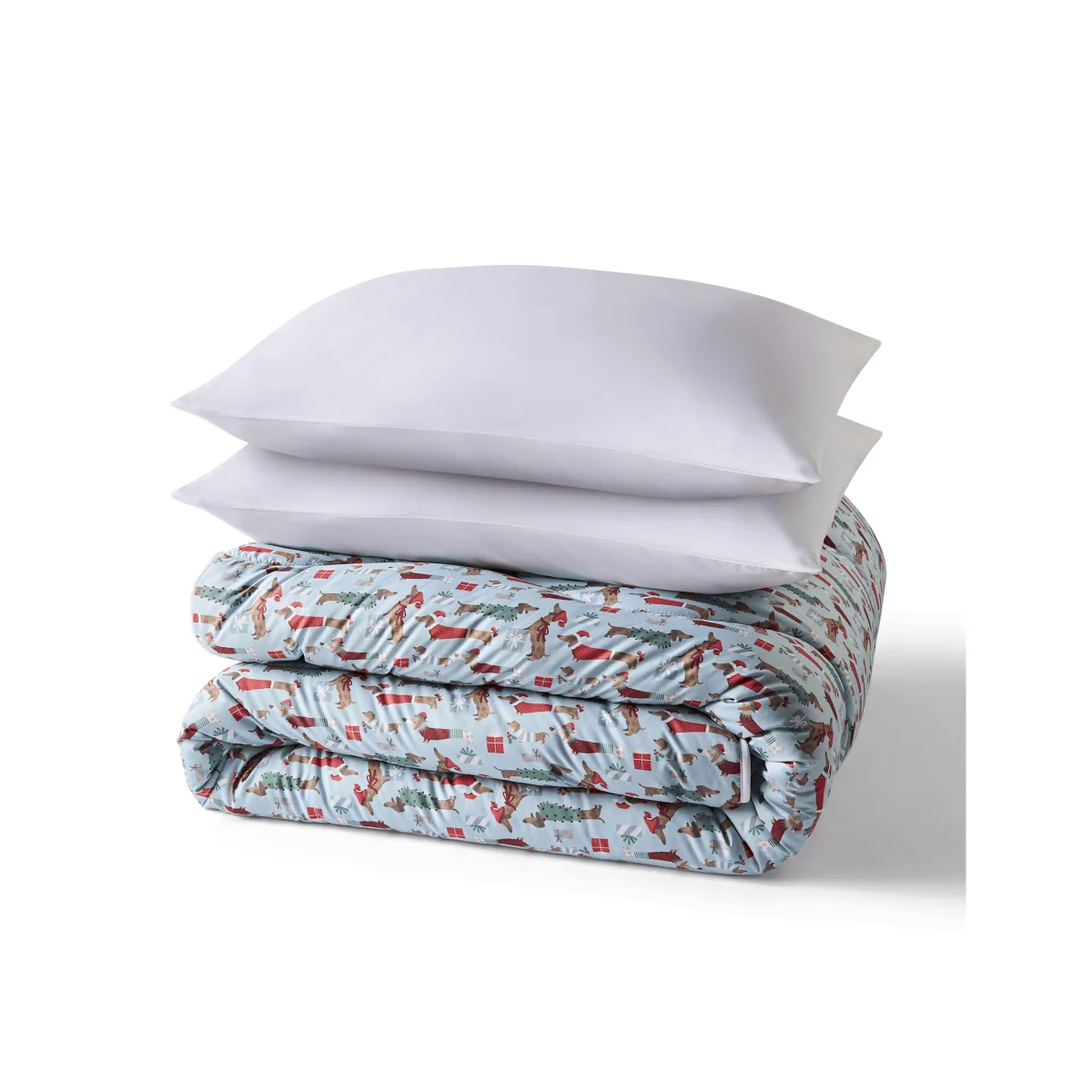 Nightlark Dogs 10.5 Tog Coverless Duvet & Pillowcase Set Grey – image 4
