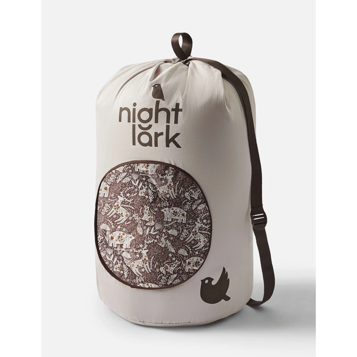 Nightlark Woodland 10.5 Tog Coverless Duvet & Pillowcase Set Brown – image 4
