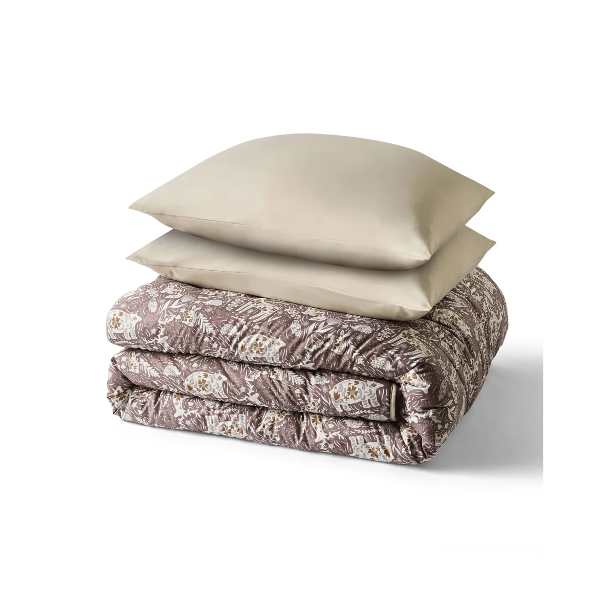 Nightlark Woodland 10.5 Tog Coverless Duvet & Pillowcase Set Brown – image 5