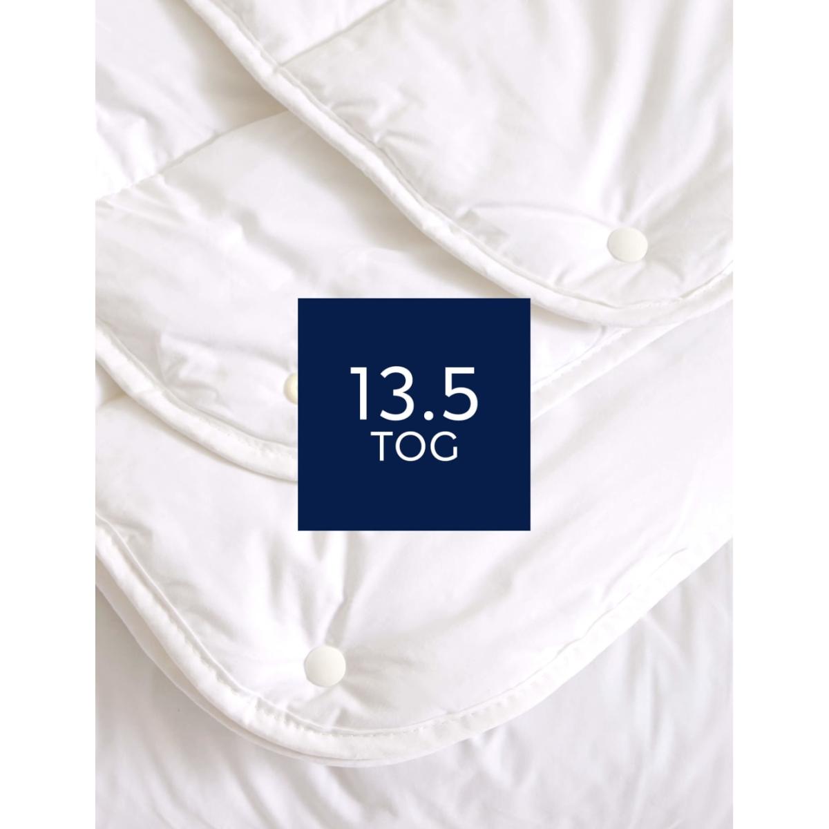 M&S Ultimate Comfort 13.5 Tog All Seasons Duvet - DBL - White, White – image 3