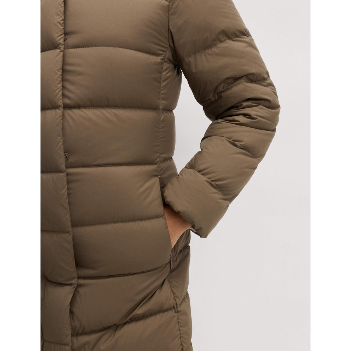 M&S Collection Feather & Down Hooded Duvet Coat Olive – image 5