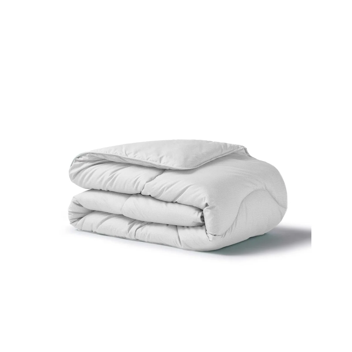 Night Lark Linen Print 4.5 Tog Coverless Duvet Light Grey – image 4