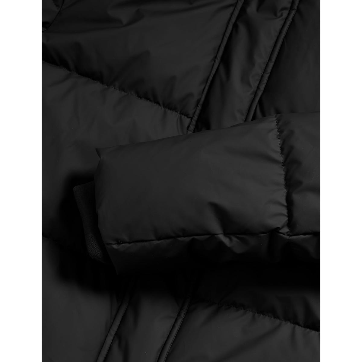 M&S Collection Women's Rubber Thermowarmth™ Padded Duvet Jacket - 12 - Black, Dark Claret,Black – image 7
