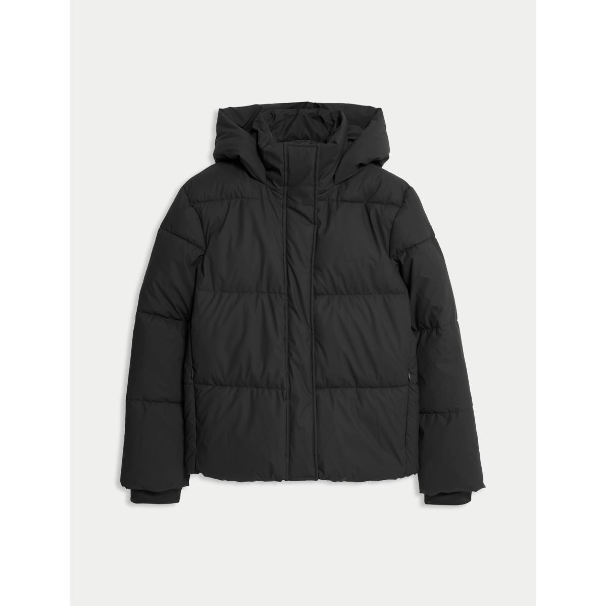 M&S Rubber Thermowarmth™ Padded Duvet Jacket Dark Claret – image 3