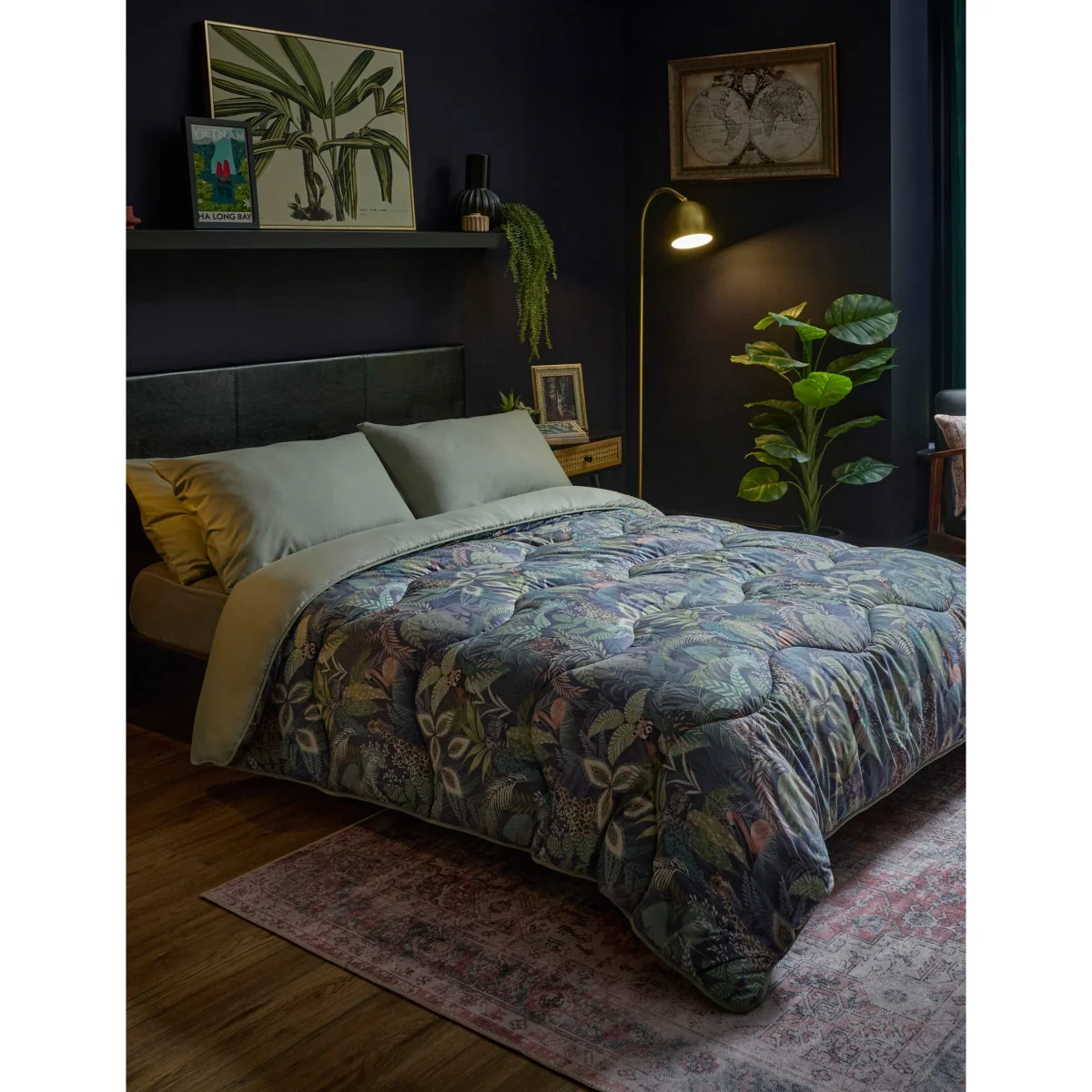 Nightlark Safari 10.5 Tog Coverless Duvet and Pillowcase Dark Navy – image 2