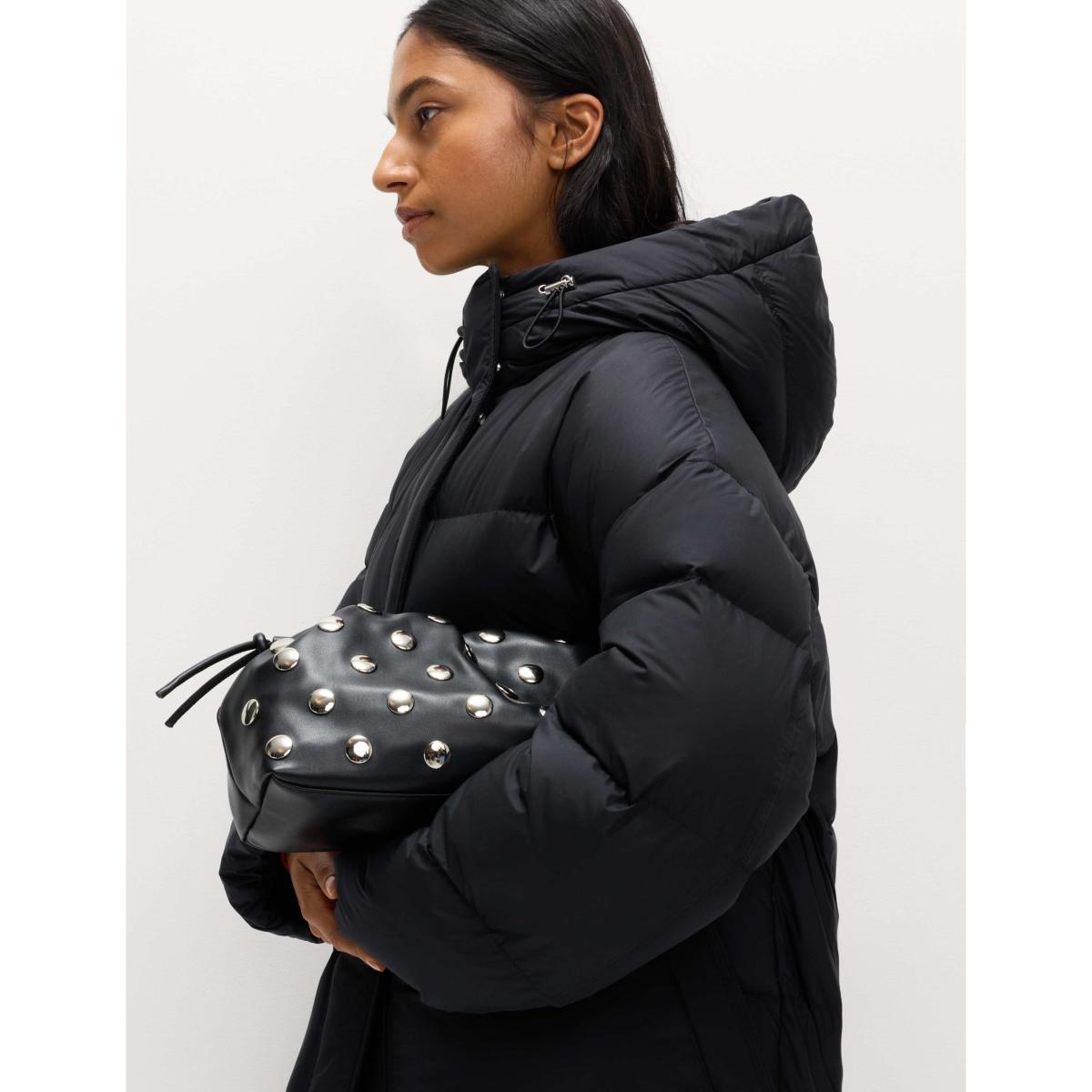 M&S Feather & Down Stormwear™ Padded Duvet Coat Dark Khaki – image 4