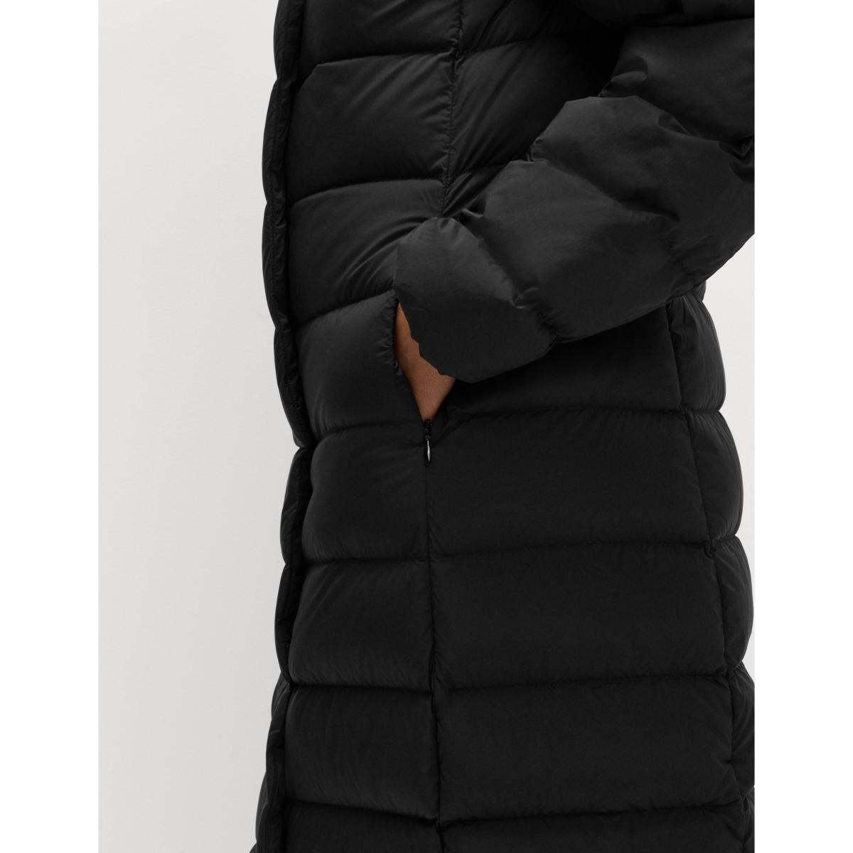 M&S Collection Women's Feather & Down Hooded Duvet Coat - 12REG - Black, Black – image 4