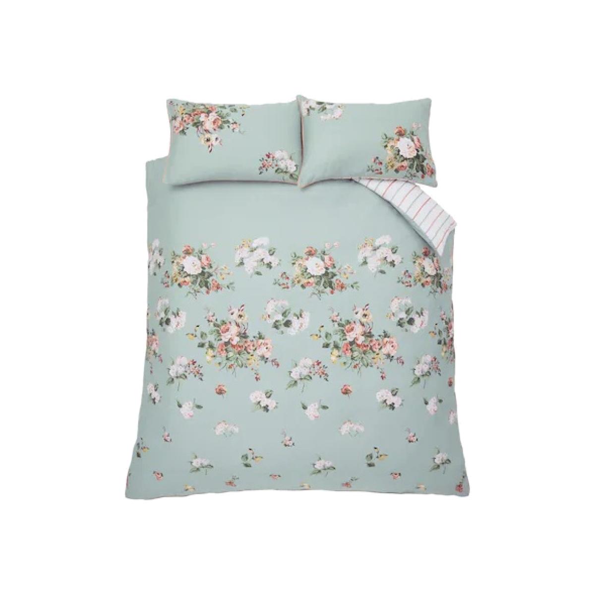 Laura Ashley Rosemore Duvet Set - Sage - Super King – image 1