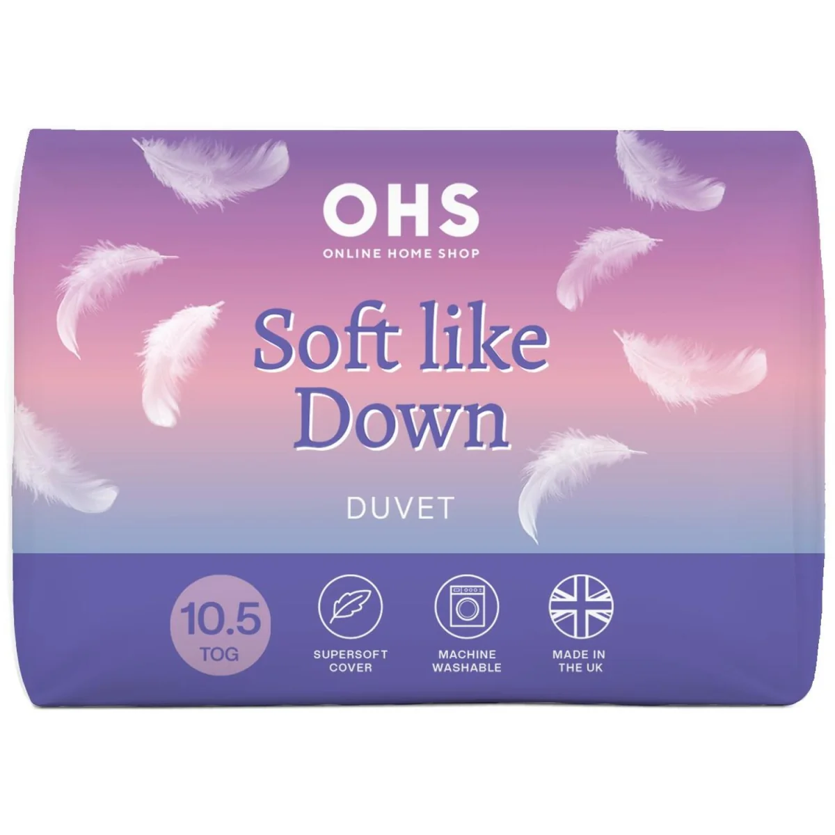 OHS Soft Like Down  Tog Duvet - White / 35cm / super king / 3kg / 4.5 – image 3