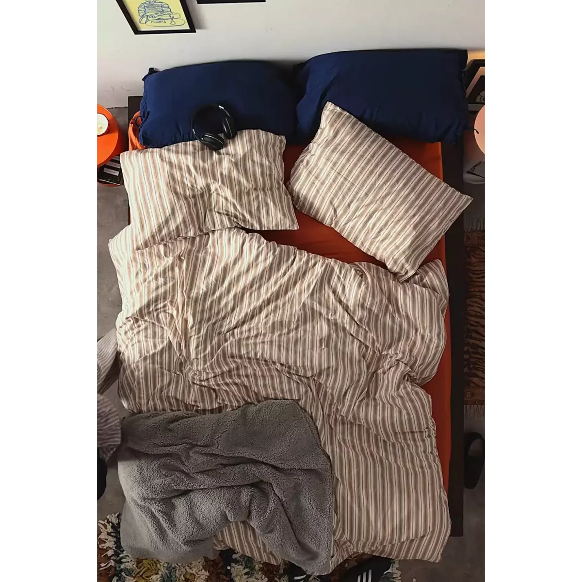 Pink Shirt Stripe Duvet Set - Pink Single at Urban Outfitters – image 3