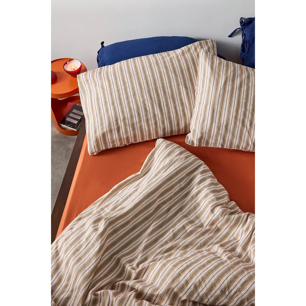 Pink Shirt Stripe Duvet Set - Pink Single at Urban Outfitters – image 5