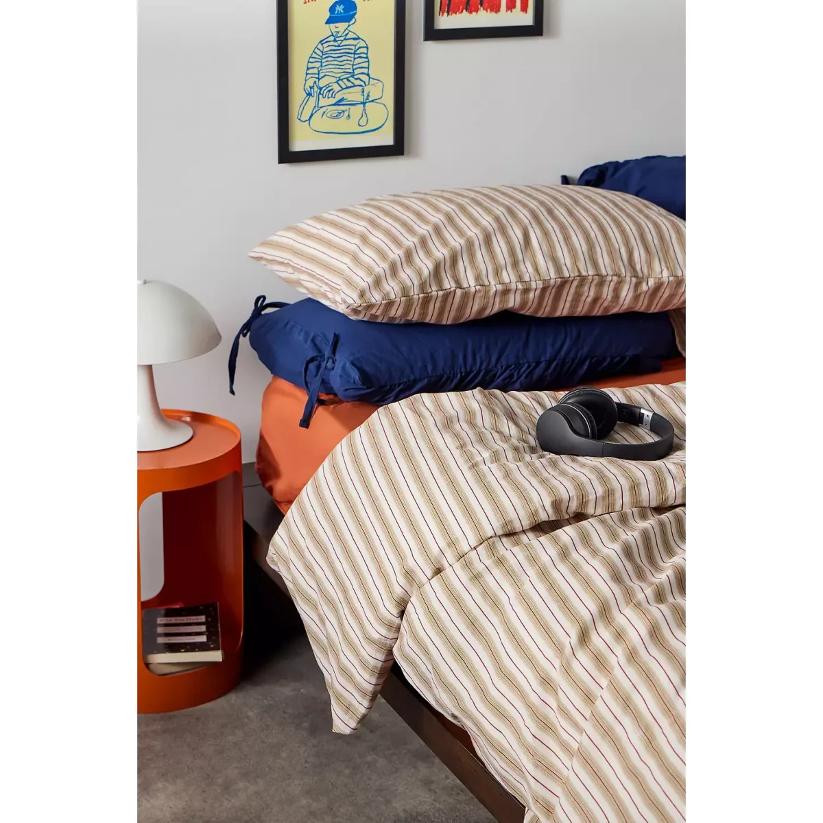 Pink Shirt Stripe Duvet Set - Pink Single at Urban Outfitters – image 8