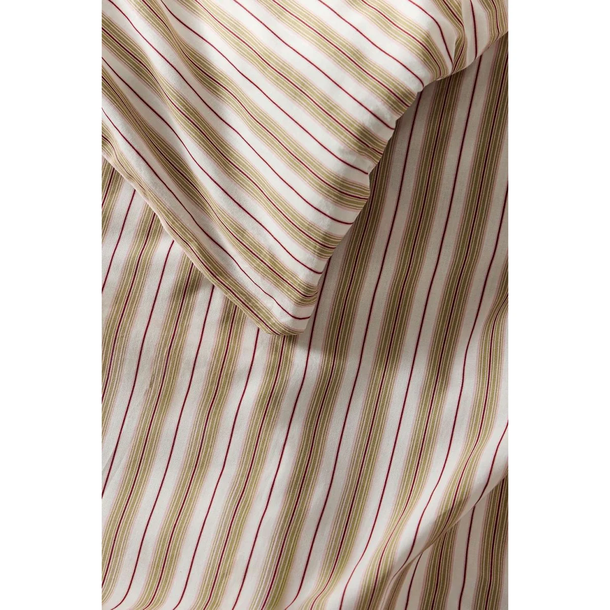Pink Shirt Stripe Duvet Set - Pink Single at Urban Outfitters – image 9