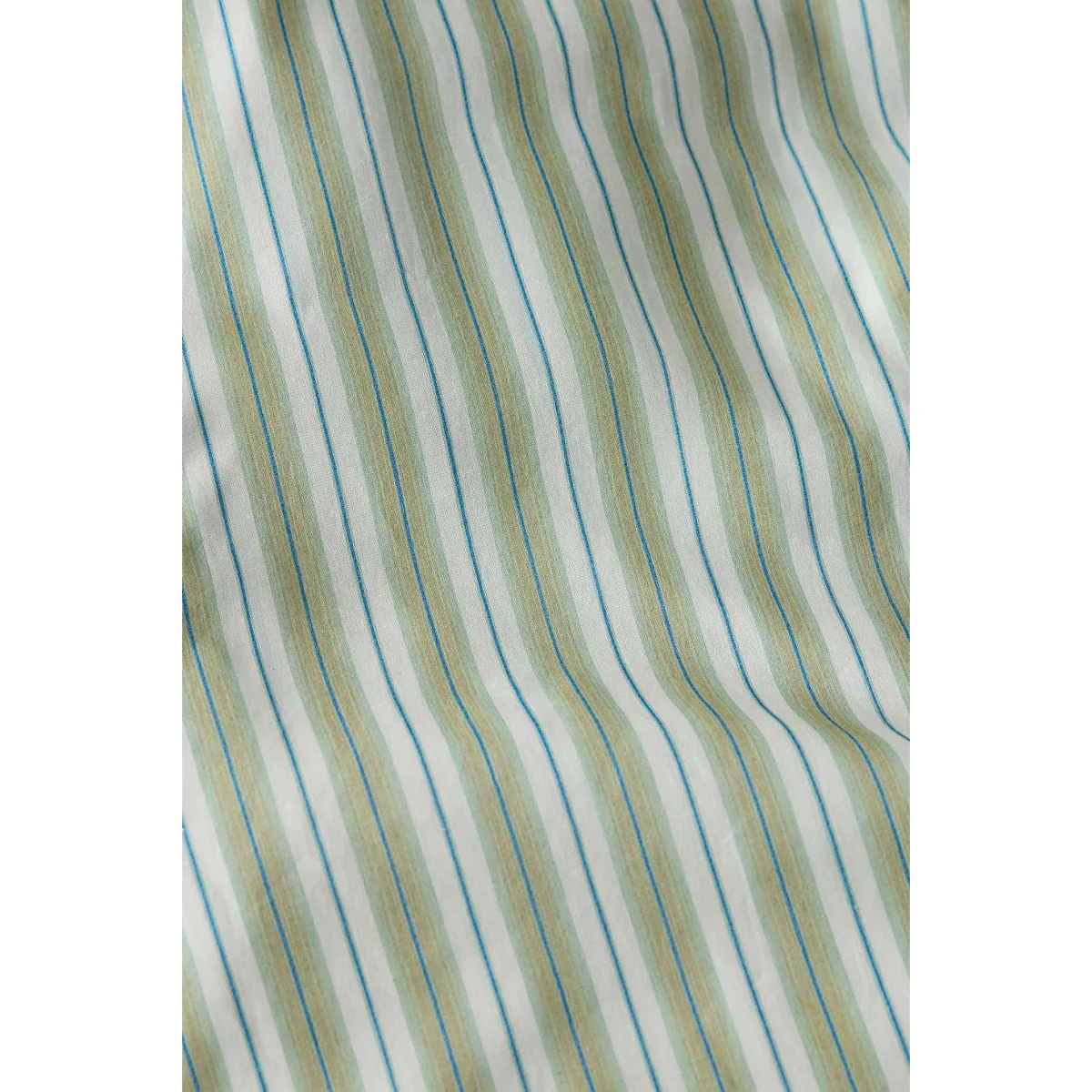 Green Shirt Stripe Duvet Set - Green Single at Urban Outfitters – image 4