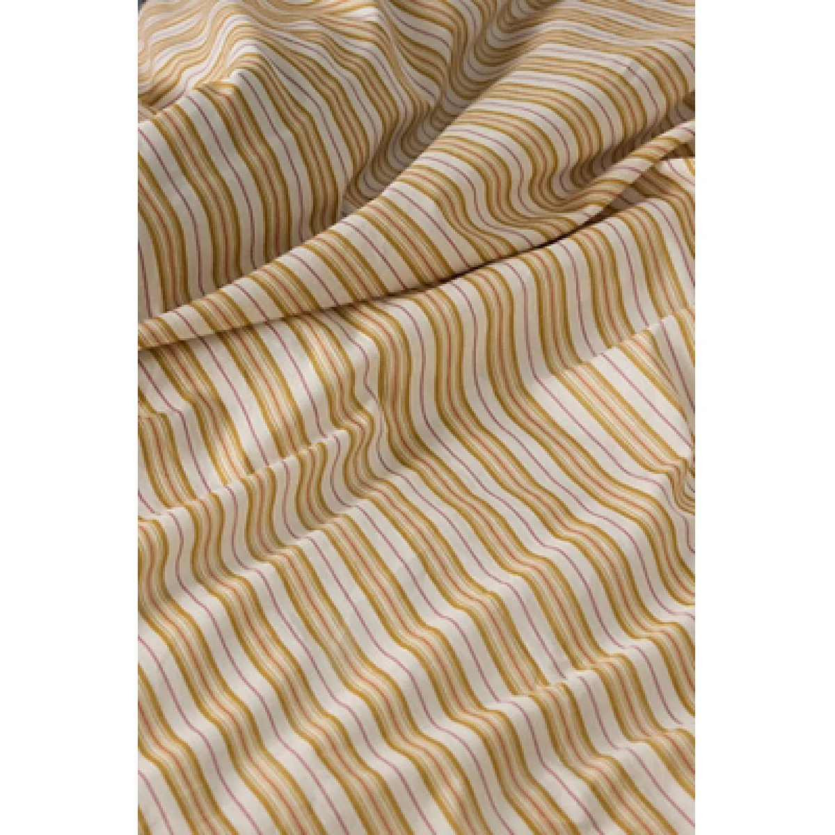 Ochre Shirt Stripe Duvet Set - Yellow Single at Urban Outfitters – image 7