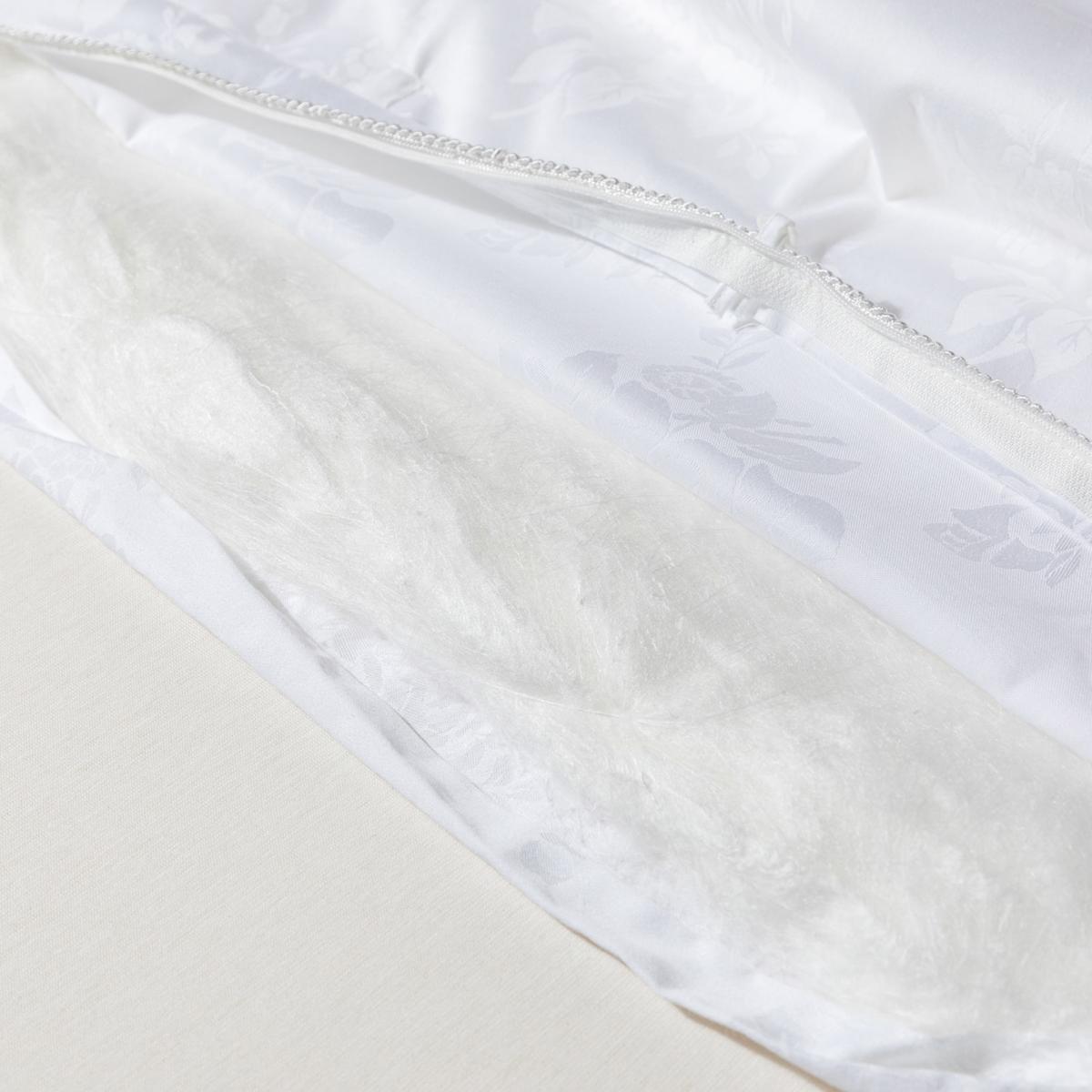 White Pure Silk Filled Duvet Long Strand Mulberry Silk Floss Fill - Queen Size, One Kg, Cotton Shell | Us Queen | Soft Strokes Silk – image 6