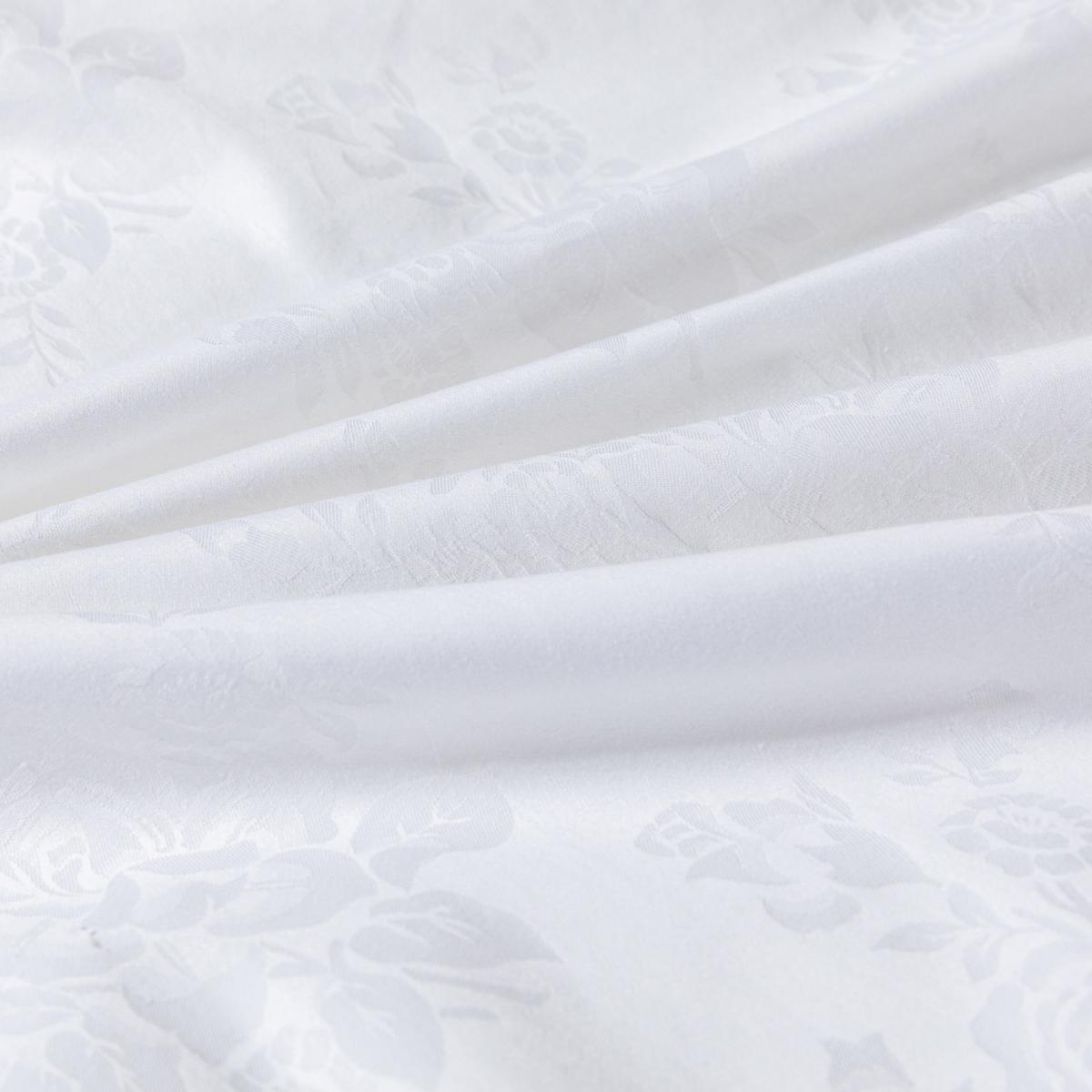 White Pure Silk Filled Duvet Long Strand Mulberry Silk Floss Fill - Queen Size, One Kg, Cotton Shell | Us Queen | Soft Strokes Silk – image 8