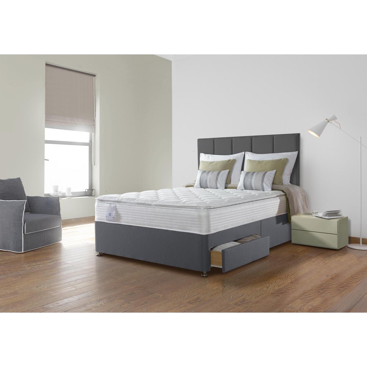 Sealy - Activsleep Ortho Posture Pillowtop Divan Set - Super King - Grey – image 2