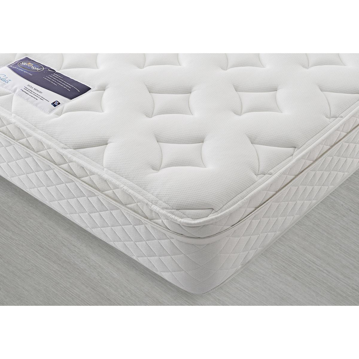Silentnight - Miracoil Serenity Memory Cushion Top Mattress - Super King